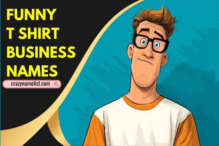 funny t shirt business names