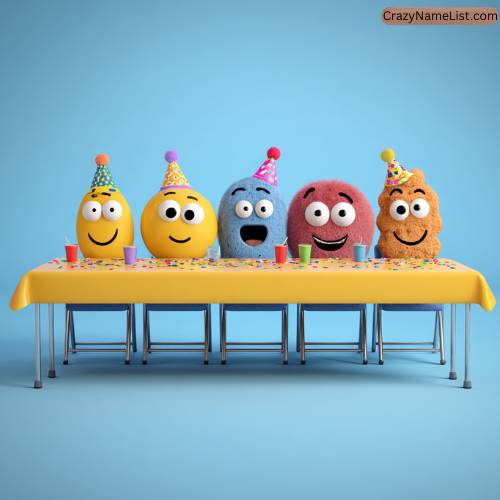 funny table names for parties