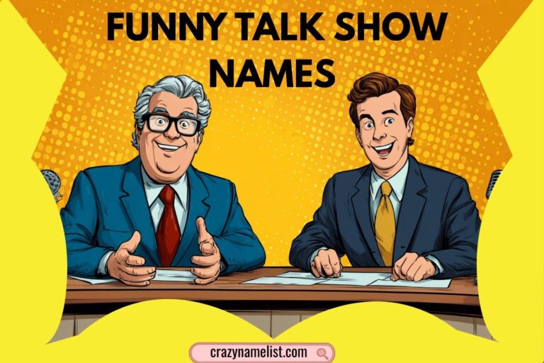 funny talk show names