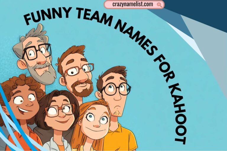 funny team names for kahoot