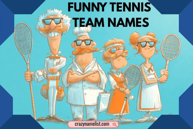 funny tennis team names