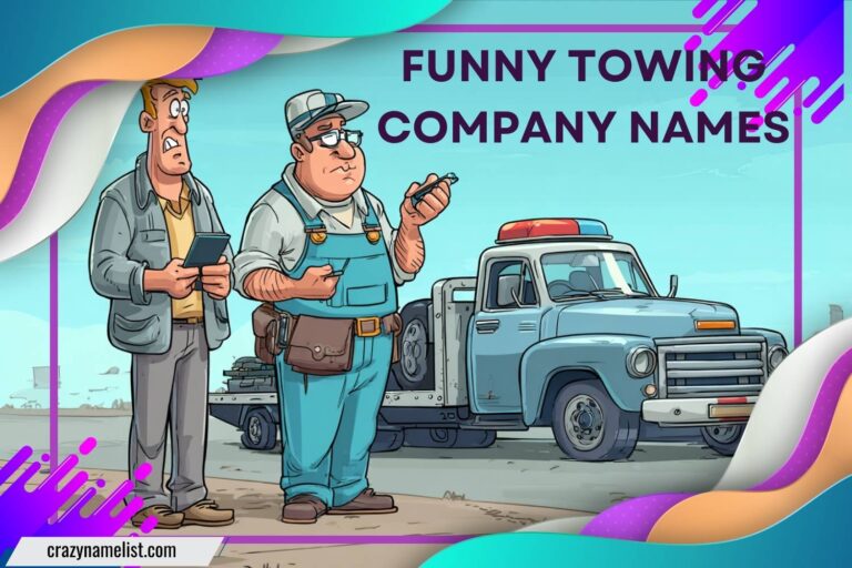 funny towing company names