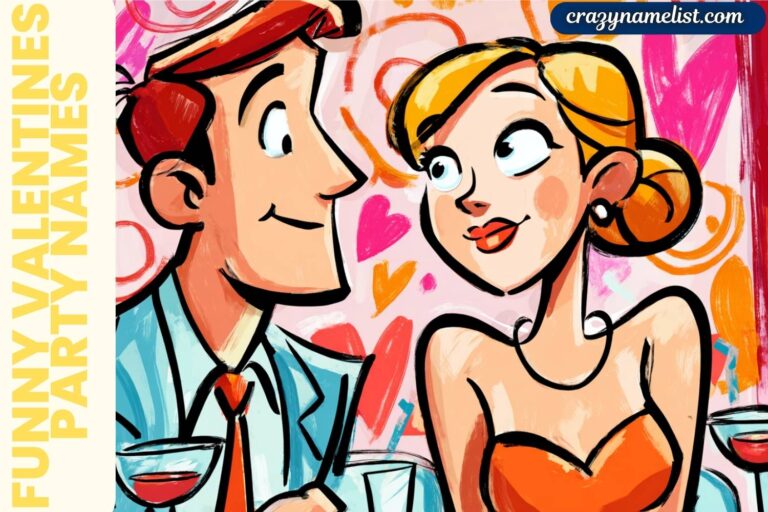 funny valentines party names