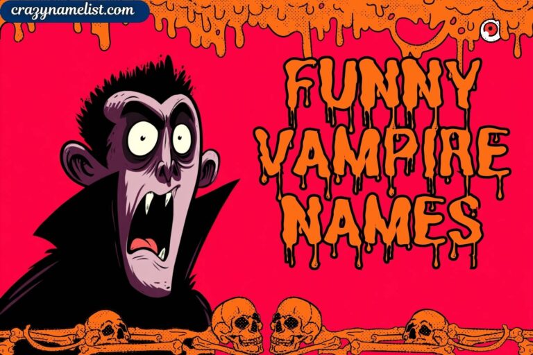 funny vampire names