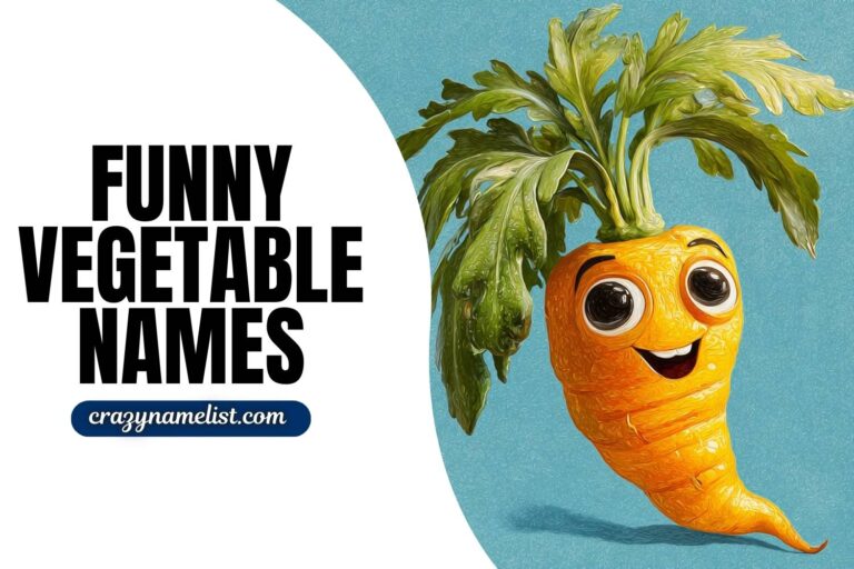 funny vegetable names