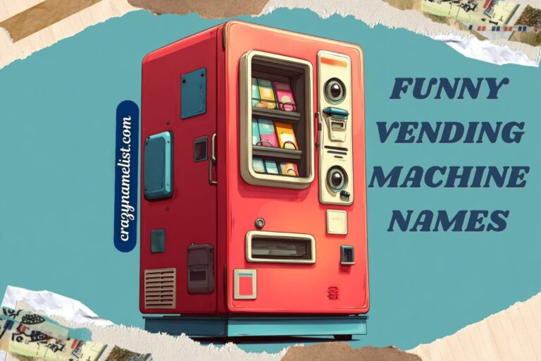 funny vending machine names