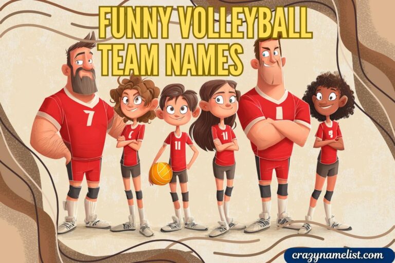 funny volleyball team names