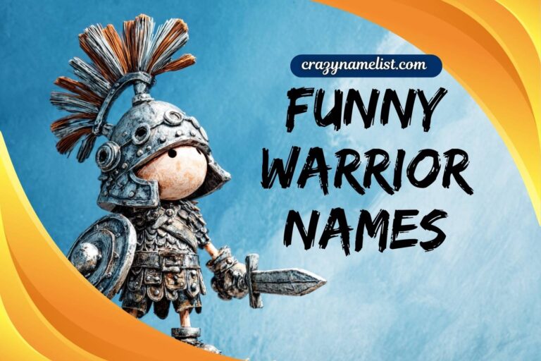 funny warrior names