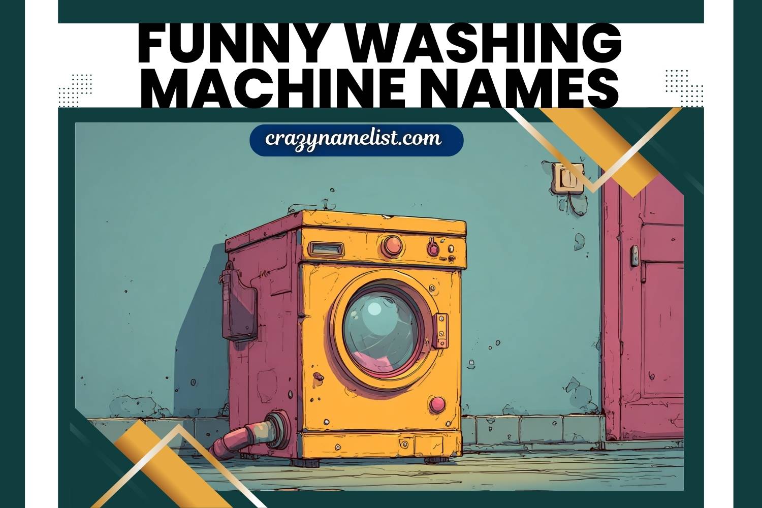 funny washing machine names