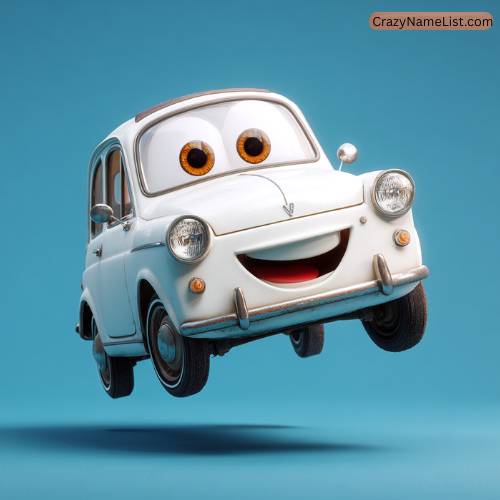funny white car names