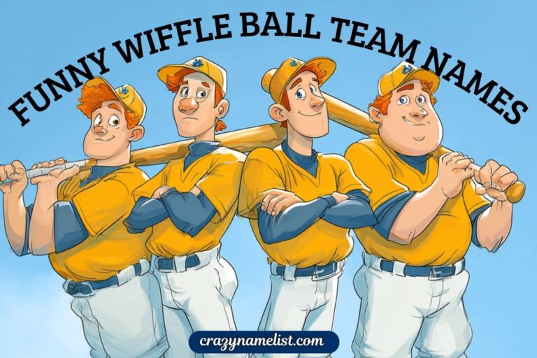 funny wiffle ball team names