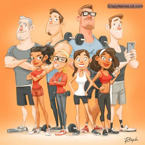 funny workout group names