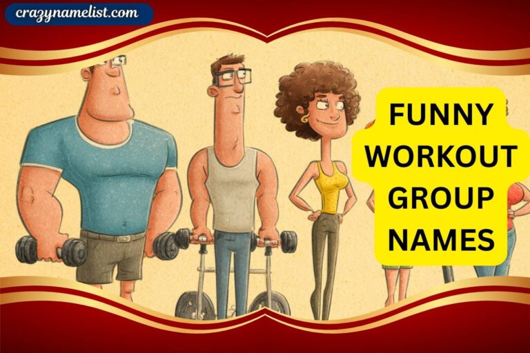 funny workout group names