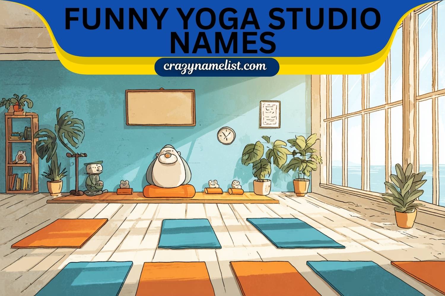 funny yoga studio names