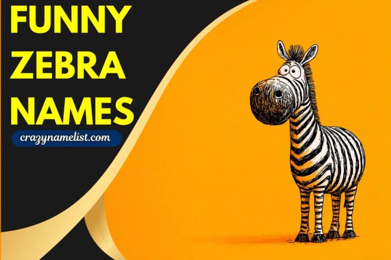 funny zebra names