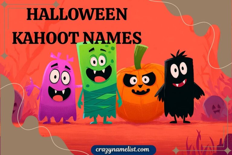 halloween kahoot names