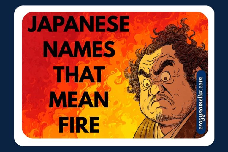 japanese names that mean fire