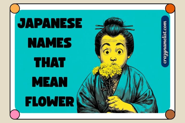 japanese names that mean flower