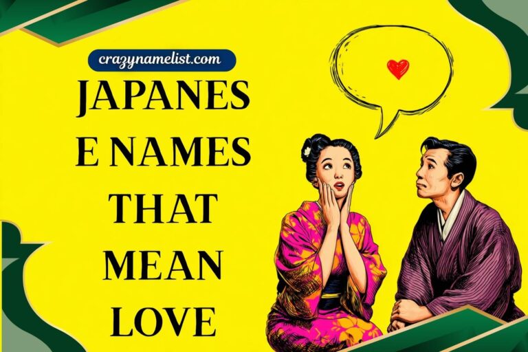 japanese names that mean love