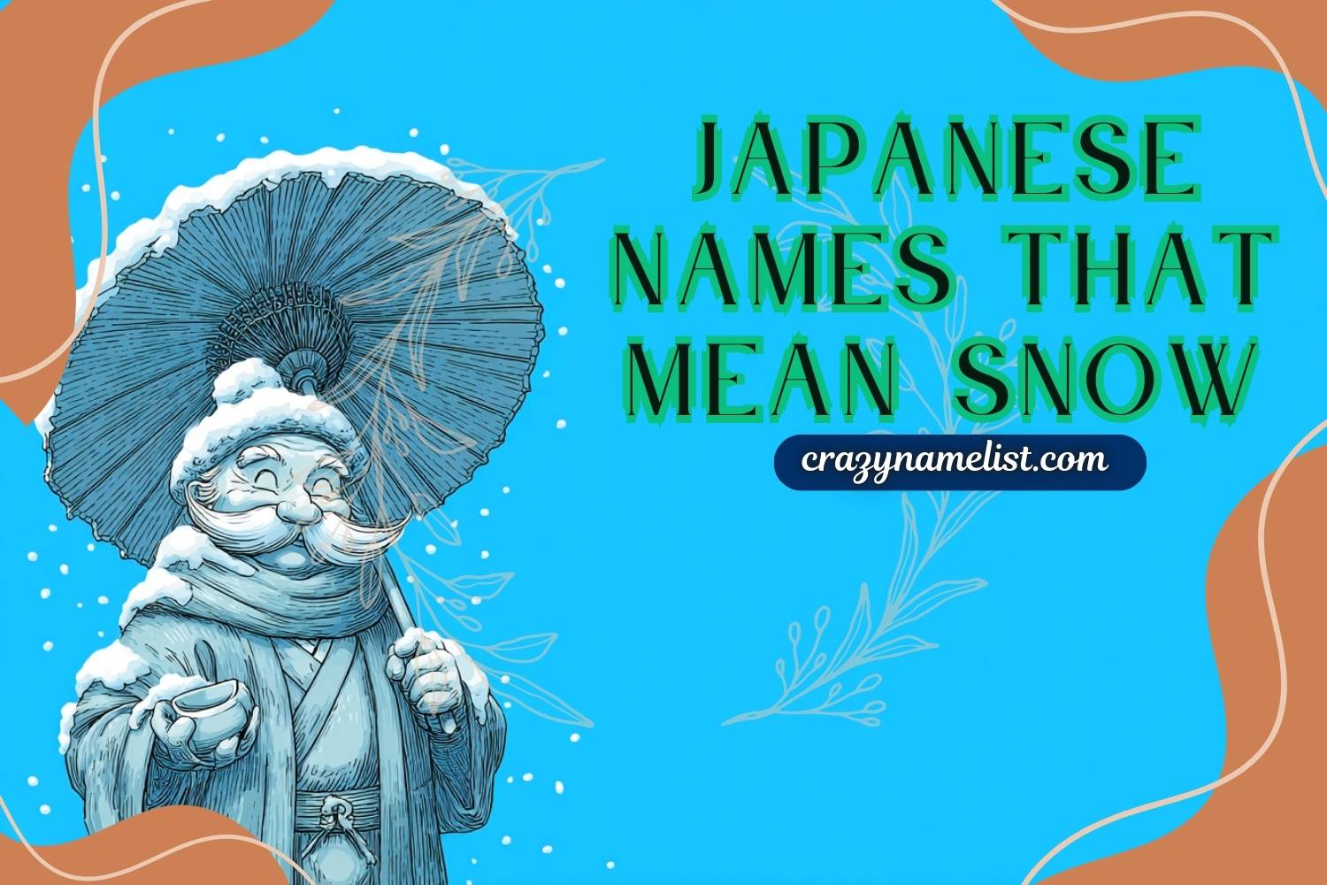 japanese names that mean snow
