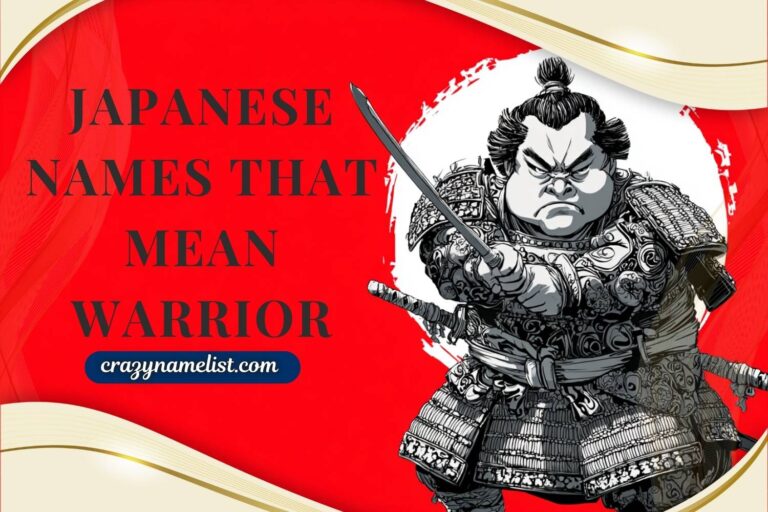 japanese names that mean warrior