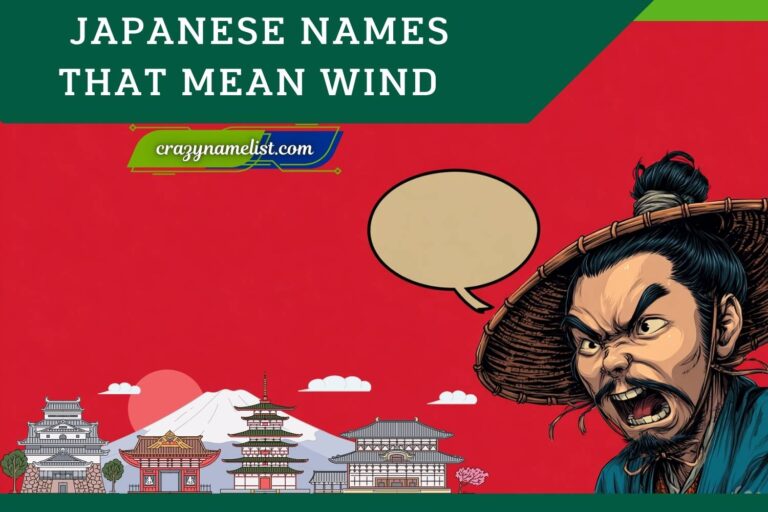 japanese names that mean wind