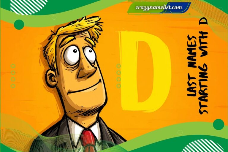 last names starting with d