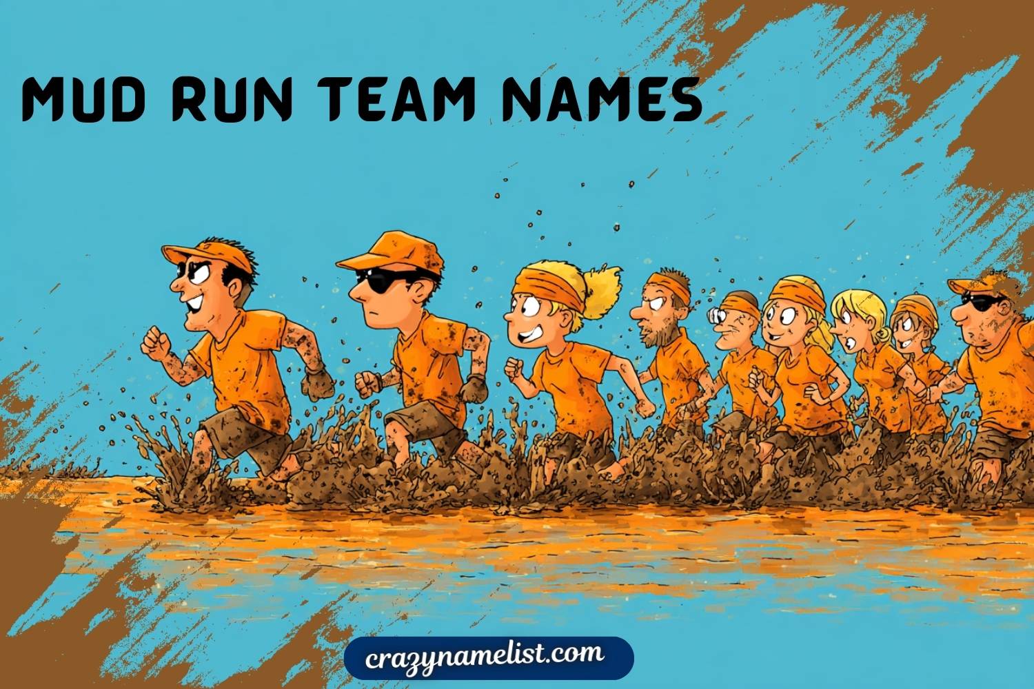 mud run team names