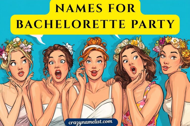 names for bachelorette party