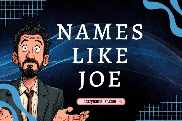 names like joe