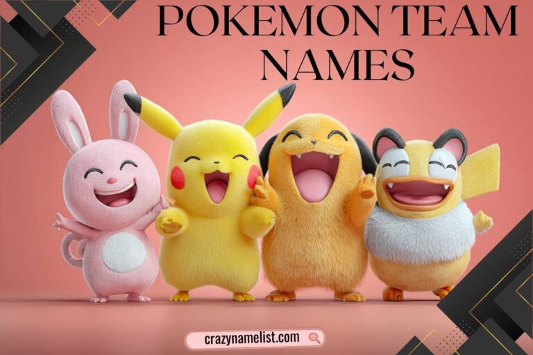 pokemon team names