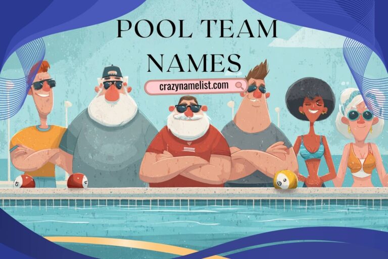 pool team names