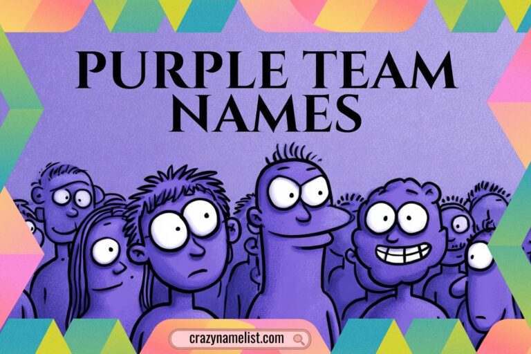purple team names