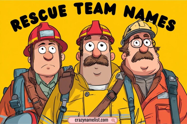rescue team names