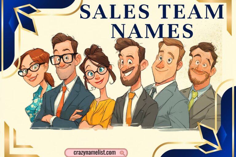 sales team names