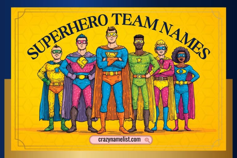 superhero team names