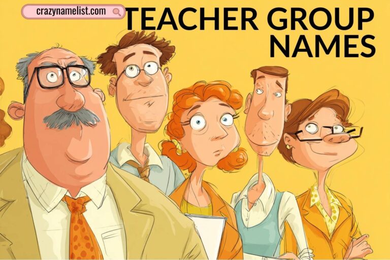 teacher group names