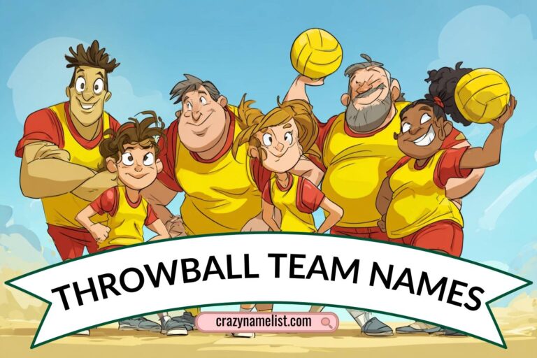 throwball team names