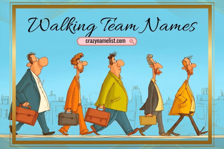 walking team names