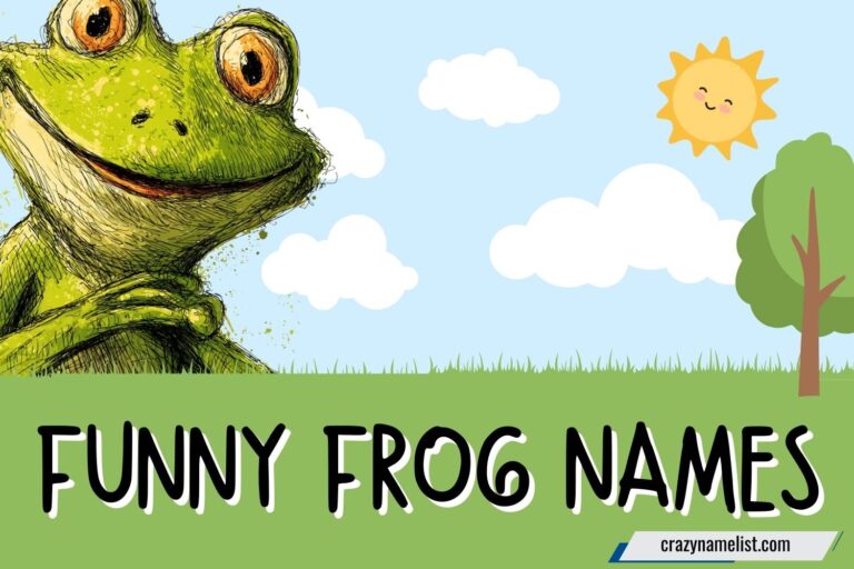 funny frog names